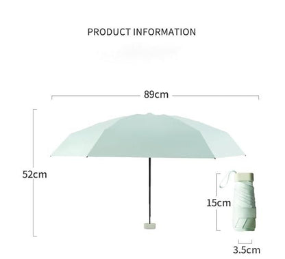 Mini Capsule Umbrella ( dark blue )