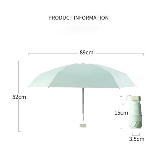 Mini Capsule Umbrella ( dark blue )